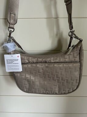 Lululemon Taupe City Essentials Small Shoulder or Cross Body Bag 3L